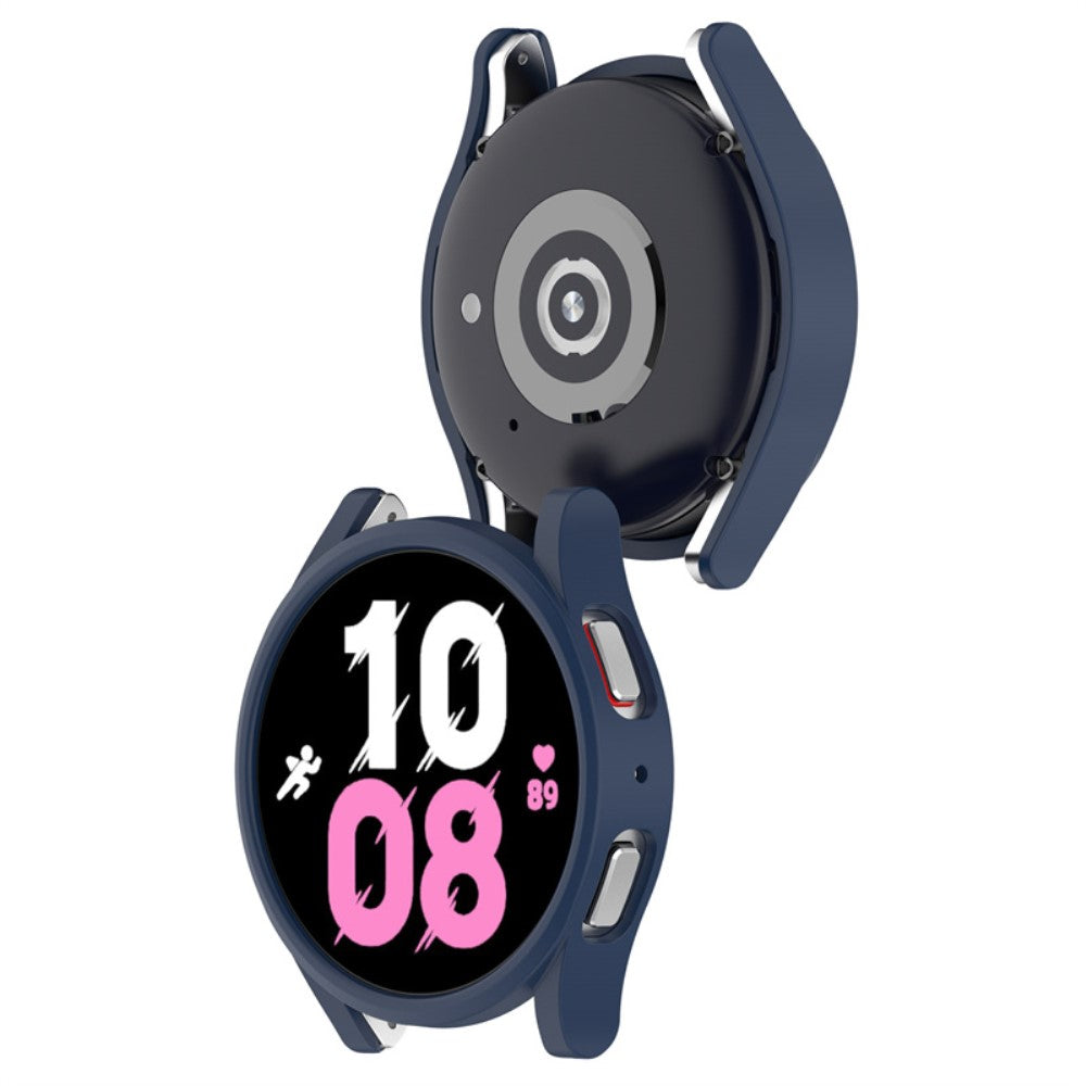 Samsung Galaxy Watch 5 (44mm) / Samsung Galaxy Watch 4 (44mm) Beskyttende Plastik Bumper  - Blå#serie_8