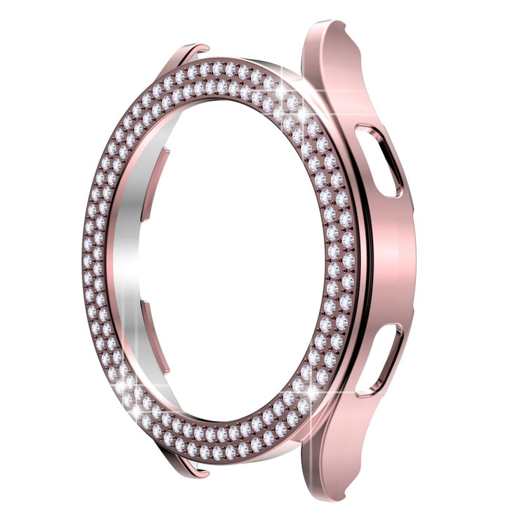 Samsung Galaxy Watch 5 (44mm)  Plastik og Rhinsten Bumper  - Pink#serie_1