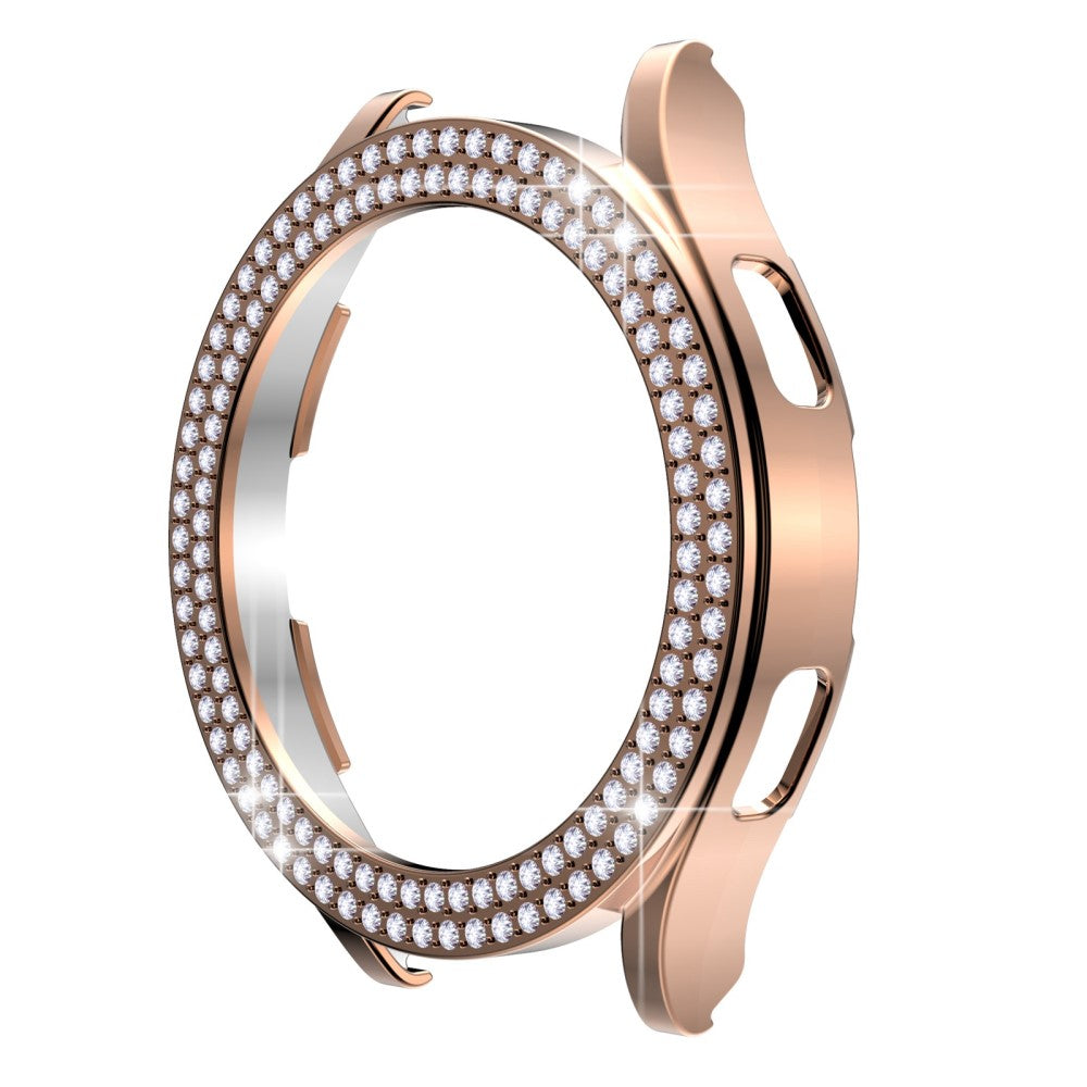 Samsung Galaxy Watch 5 (44mm)  Plastik og Rhinsten Bumper  - Guld#serie_4