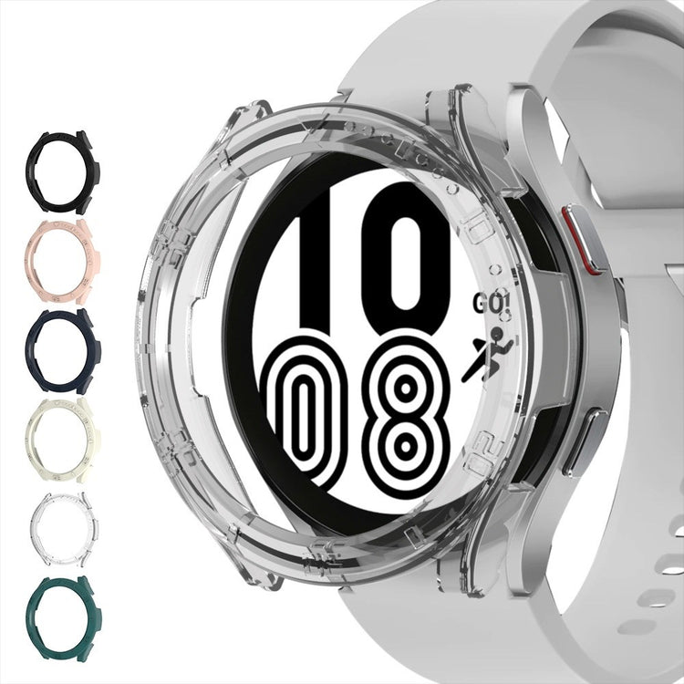Samsung Galaxy Watch 5 (44mm) Gennemsigtig Plastik Bumper  - Hvid#serie_2