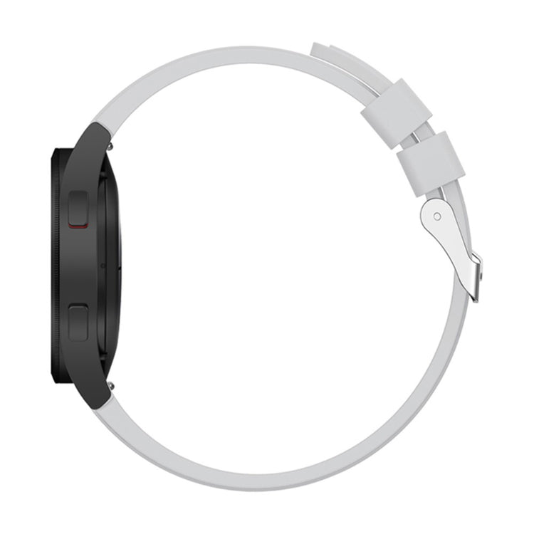 Rigtigt fint Universal Samsung Silikone Urrem - Sølv#serie_7