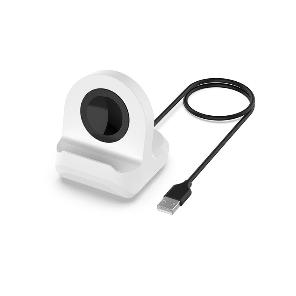 Silikone Samsung Galaxy Watch 5 (44mm) / Samsung Galaxy Watch 5 (40mm) Trådløs  Ladestation - Hvid#serie_2