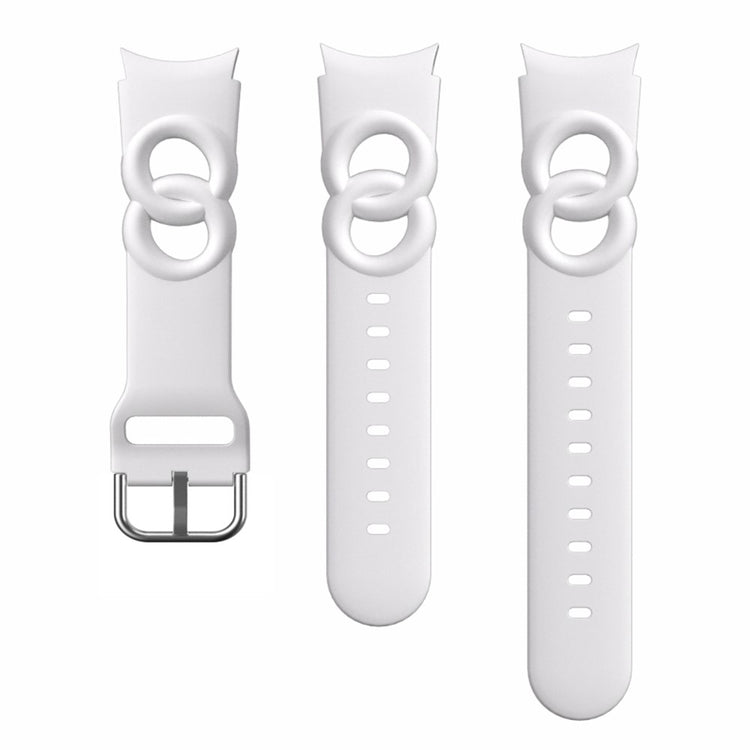 Nydelig Universal Samsung Silikone Rem - Hvid#serie_2