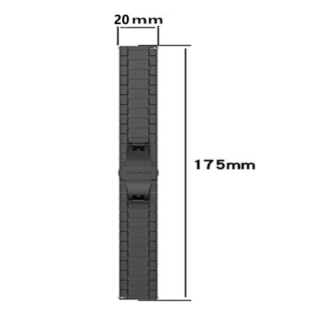 Vildt sejt Universal Samsung Silikone Rem - Sort#serie_1