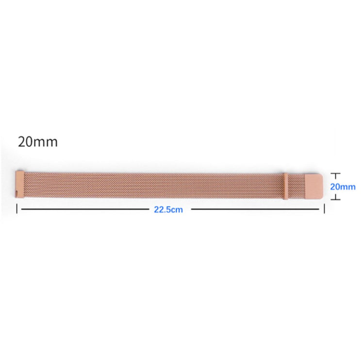 Meget slidstærk Universal Samsung Metal Rem - Sølv#serie_2