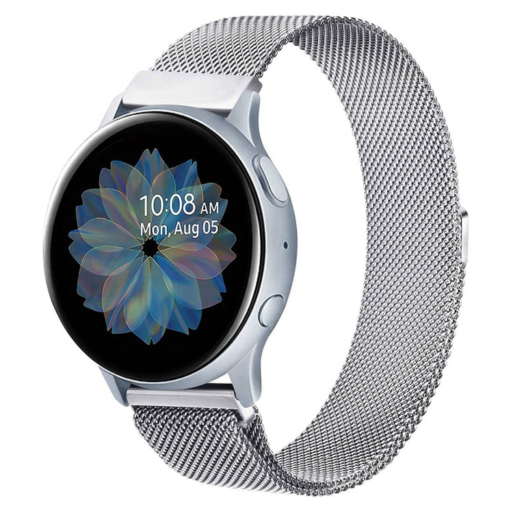 Meget slidstærk Universal Samsung Metal Rem - Sølv#serie_2
