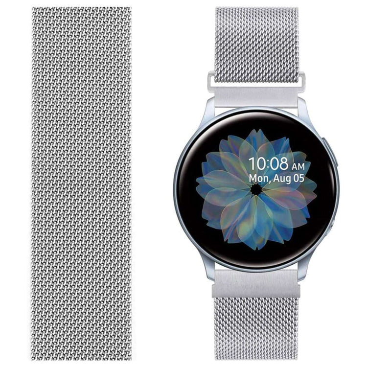 Meget slidstærk Universal Samsung Metal Rem - Sølv#serie_2