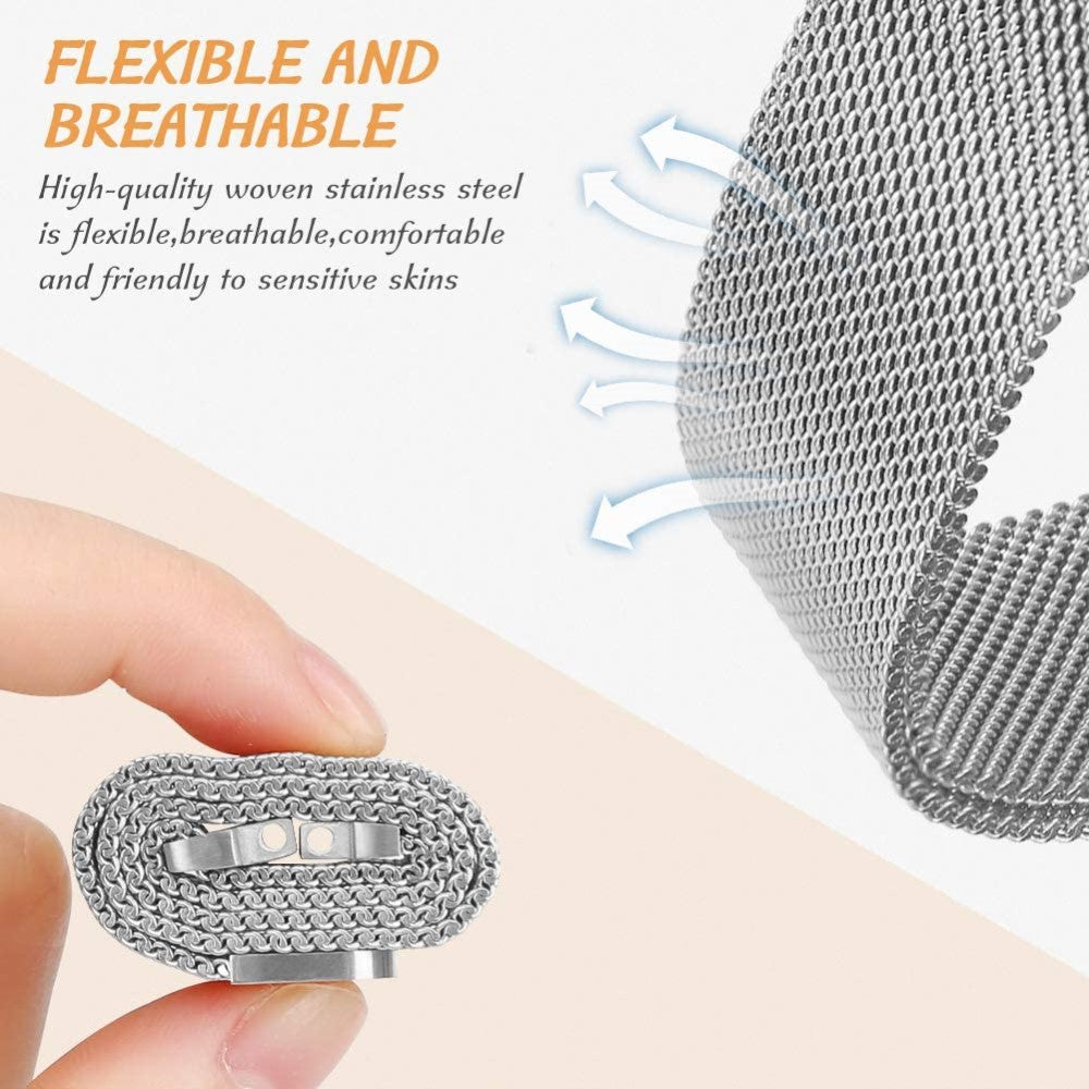 Meget slidstærk Universal Samsung Metal Rem - Sølv#serie_2