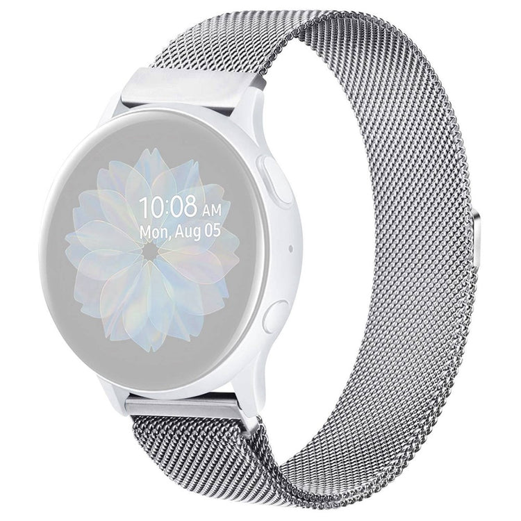 Meget slidstærk Universal Samsung Metal Rem - Sølv#serie_2