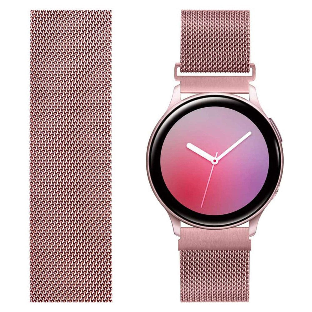 Meget slidstærk Universal Samsung Metal Rem - Pink#serie_4