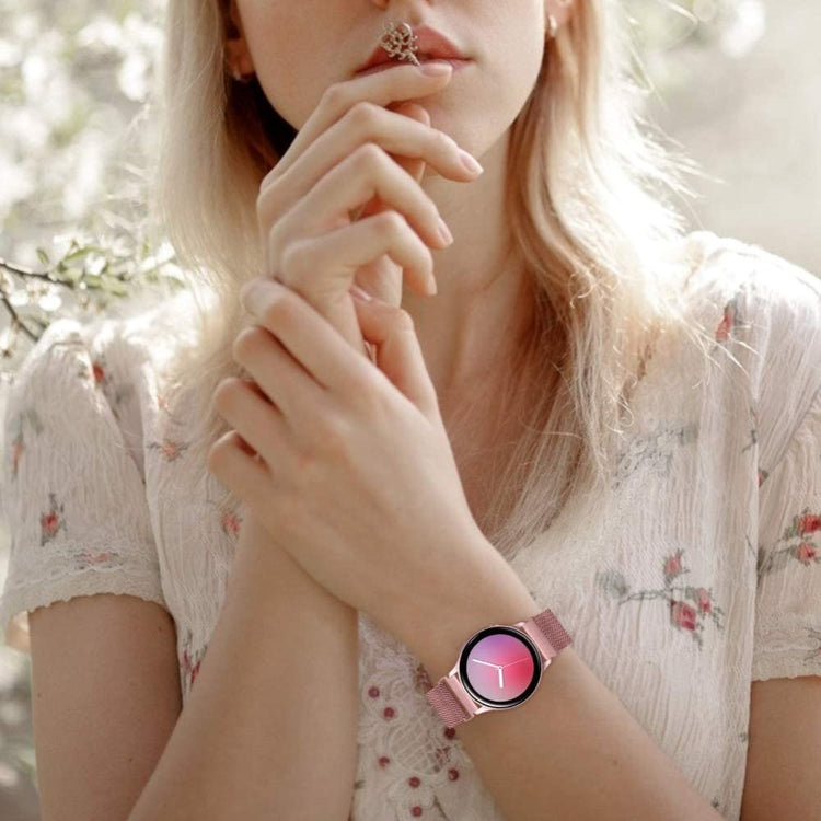 Meget slidstærk Universal Samsung Metal Rem - Pink#serie_4