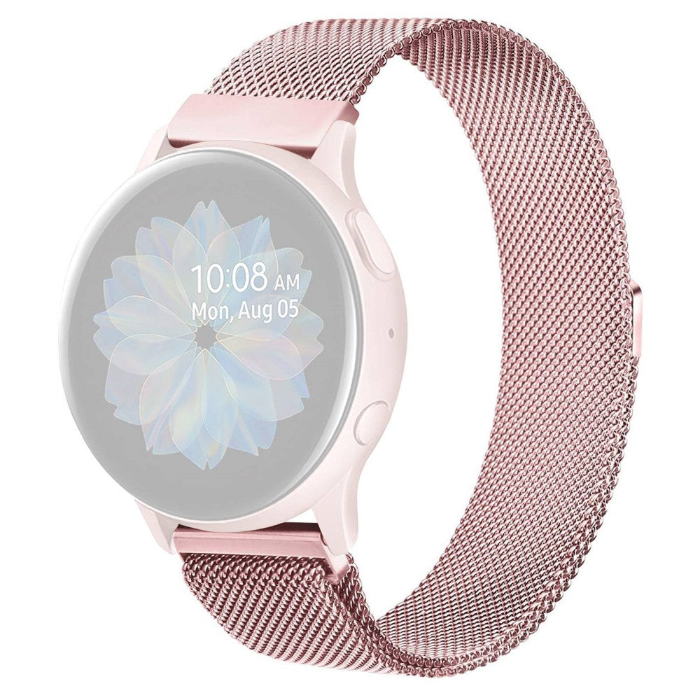 Meget slidstærk Universal Samsung Metal Rem - Pink#serie_4