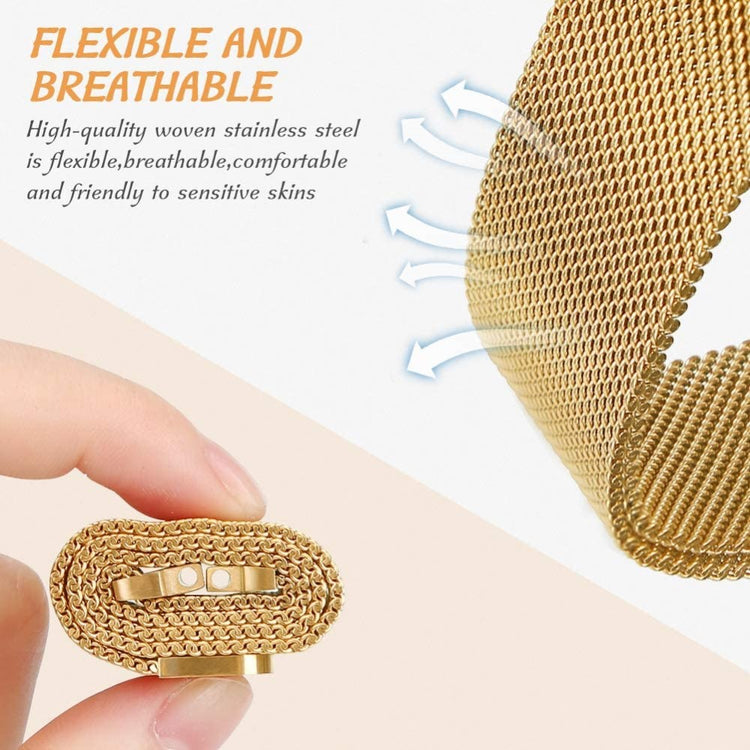 Meget slidstærk Universal Samsung Metal Rem - Guld#serie_5