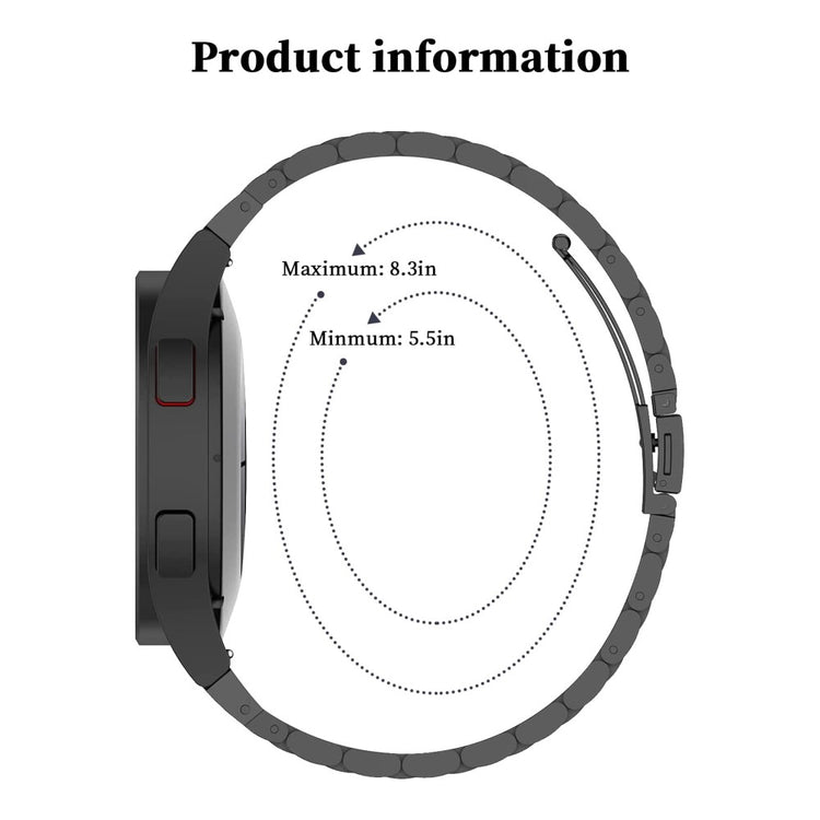 Helt vildt fantastisk Universal Samsung Metal Rem - Sølv#serie_4
