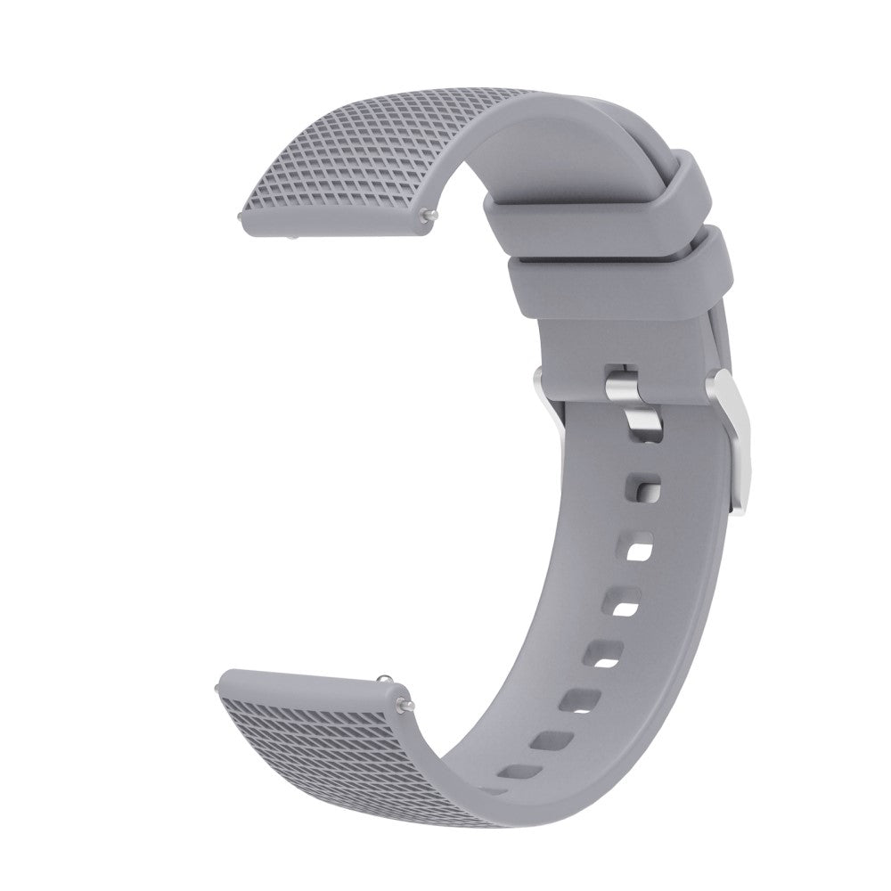 Stilfuld Universal Samsung Silikone Rem - Sølv#serie_7