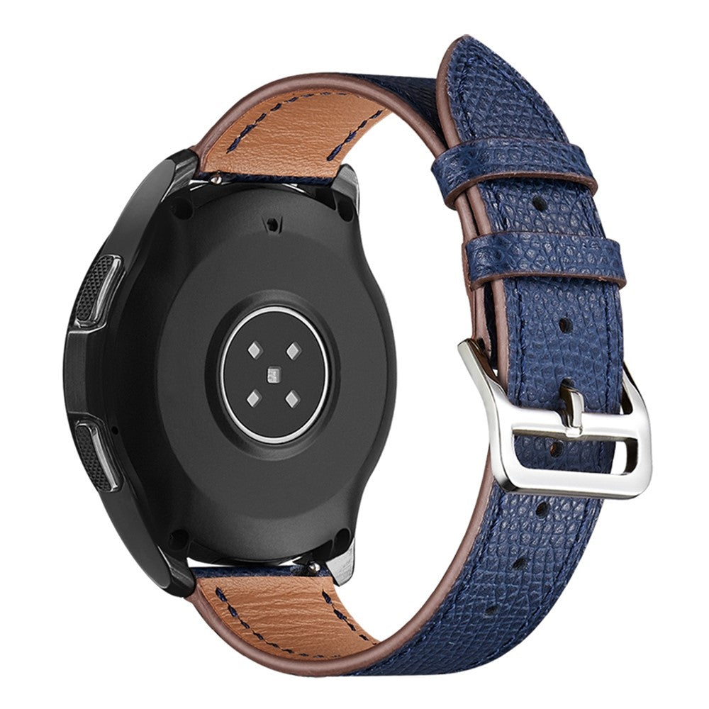 Stilfuld Universal Samsung Ægte læder Rem - Blå#serie_12
