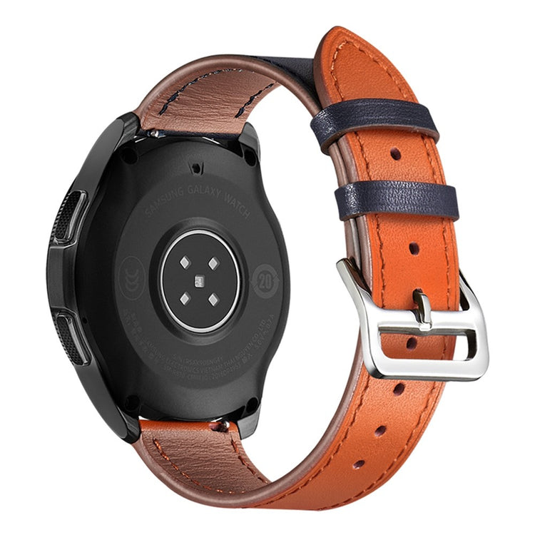 Stilfuld Universal Samsung Ægte læder Rem - Orange#serie_4