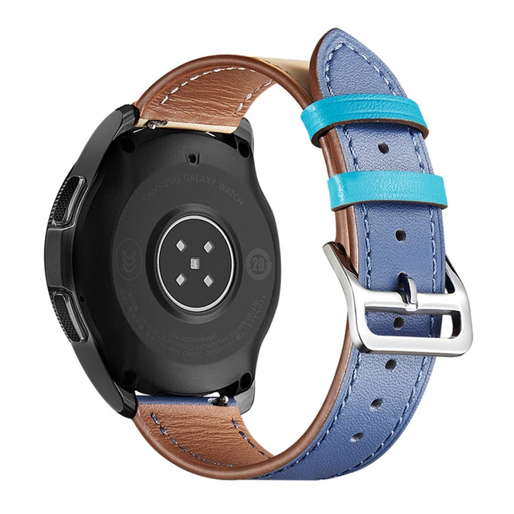 Stilfuld Universal Samsung Ægte læder Rem - Blå#serie_9