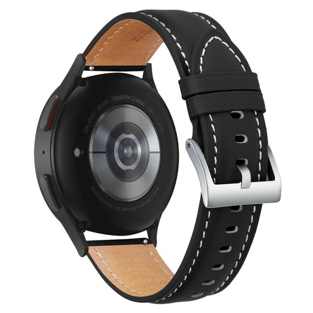 Elegant Universal Samsung Ægte læder Rem - Sort#serie_2