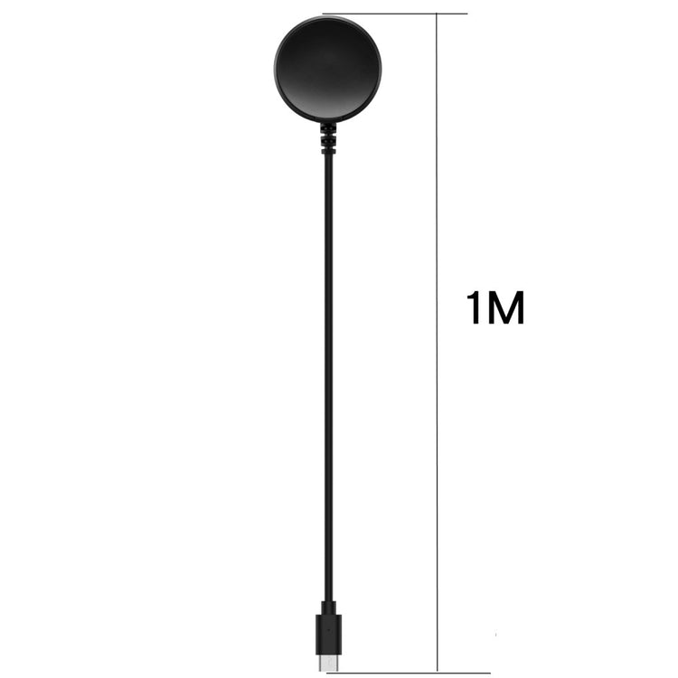 1m Plastik Universal Samsung USB Type-C Ladestation - Sort#serie_058