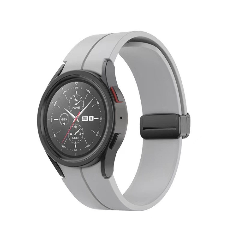 Mega hårdfør Universal Samsung Silikone Rem - Sølv#serie_6