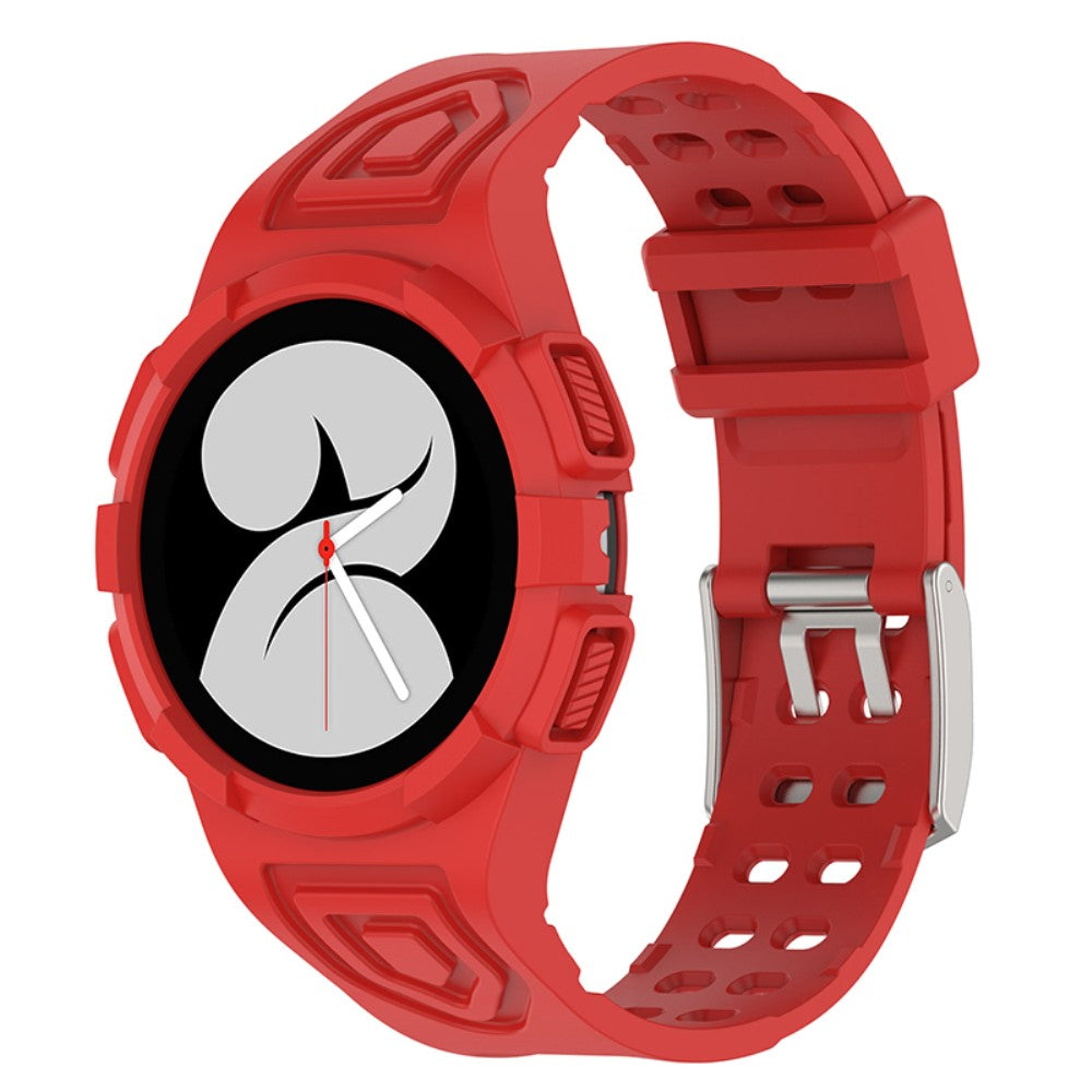  Samsung Galaxy Watch 5 (44mm) / Samsung Galaxy Watch 4 (44mm) Plastik Rem - Rød#serie_4