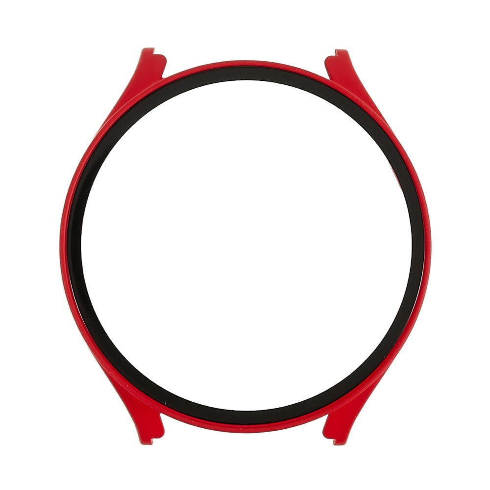 Flot Samsung Galaxy Watch 5 (44mm) Cover med Skærmbeskytter i Plastik og Hærdet Glas - Rød#serie_3