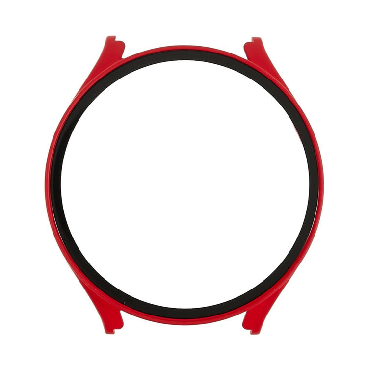 Flot Samsung Galaxy Watch 5 (44mm) Cover med Skærmbeskytter i Plastik og Hærdet Glas - Rød#serie_3