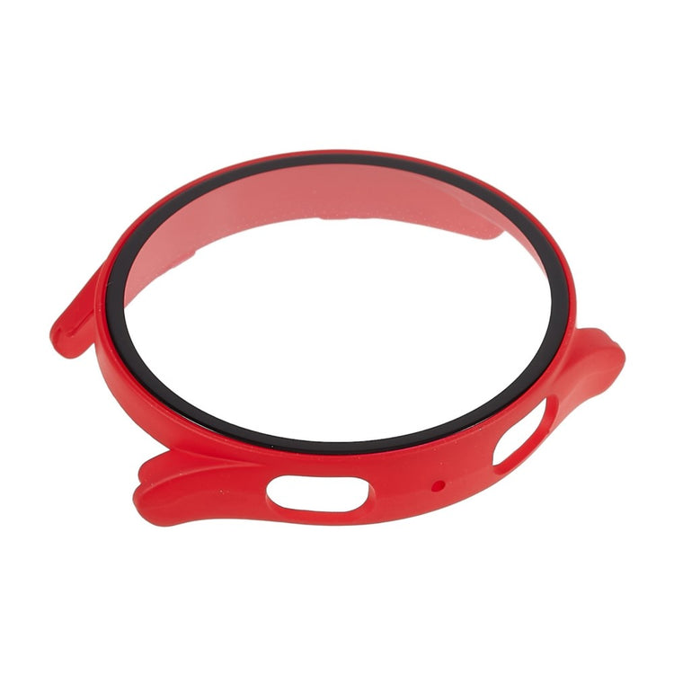 Flot Samsung Galaxy Watch 5 (44mm) Cover med Skærmbeskytter i Plastik og Hærdet Glas - Rød#serie_3