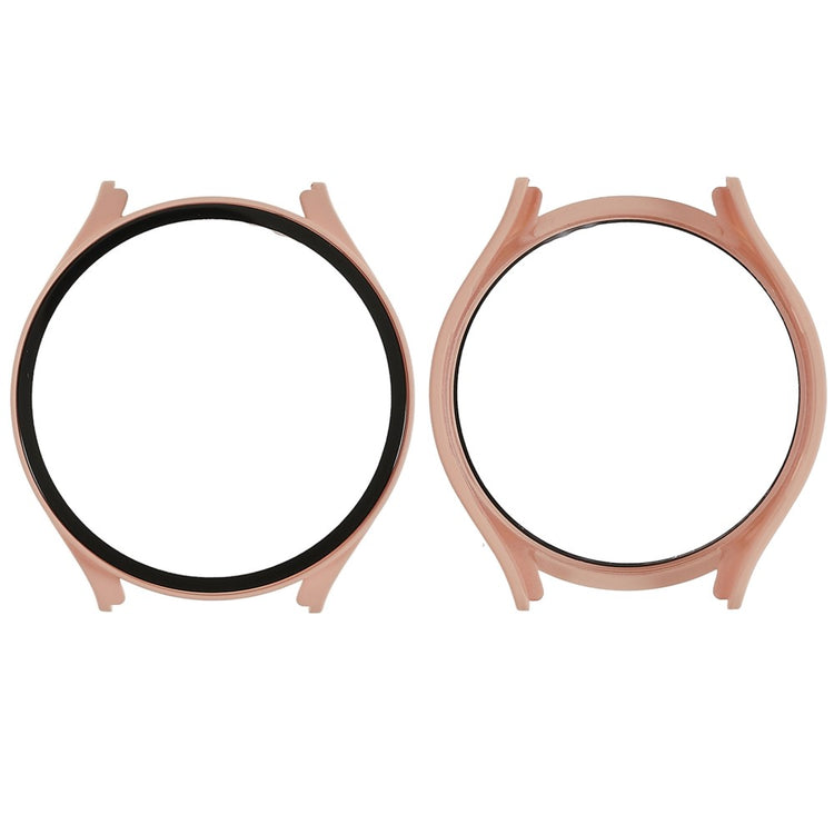 Flot Samsung Galaxy Watch 5 (44mm) Cover med Skærmbeskytter i Plastik og Hærdet Glas - Pink#serie_6