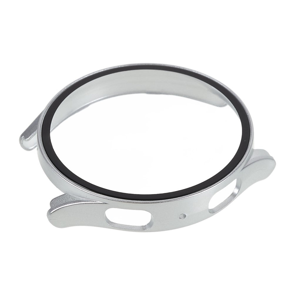 Flot Samsung Galaxy Watch 5 (44mm) Cover med Skærmbeskytter i Plastik og Hærdet Glas - Sølv#serie_7