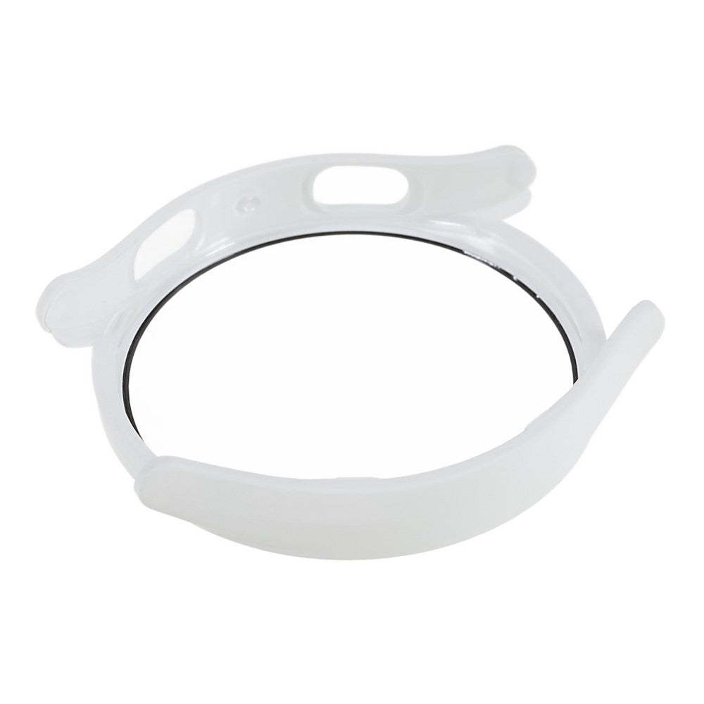 Flot Samsung Galaxy Watch 5 (44mm) Cover med Skærmbeskytter i Plastik og Hærdet Glas - Hvid#serie_8