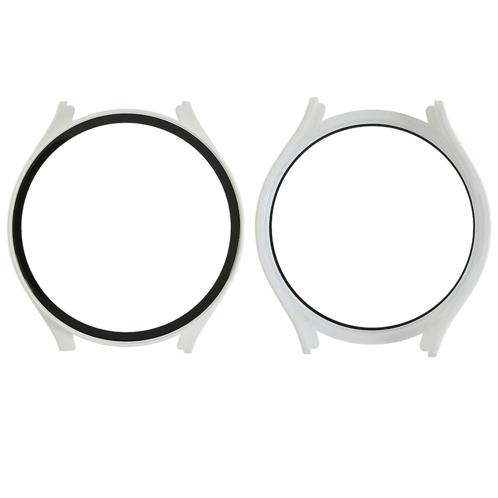 Flot Samsung Galaxy Watch 5 (44mm) Cover med Skærmbeskytter i Plastik og Hærdet Glas - Hvid#serie_8