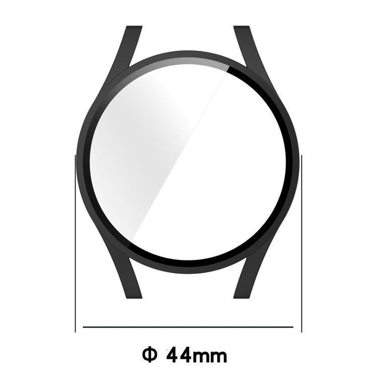 Samsung Galaxy Watch 5 (44mm) Plastik Cover med Hærdet Glas - Pink#serie_2