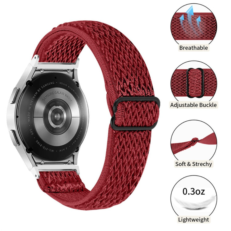 Meget sejt Universal Samsung Nylon Rem - Rød#serie_10