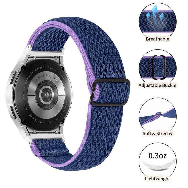Meget sejt Universal Samsung Nylon Rem - Blå#serie_11