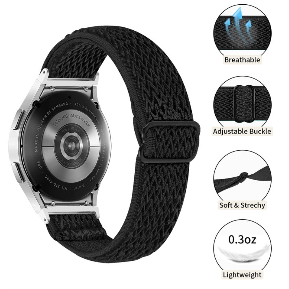 Meget sejt Universal Samsung Nylon Rem - Sort#serie_5
