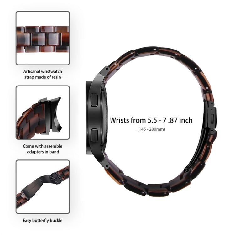 Mega kønt Universal Samsung Metal og Plastik Rem - Brun#serie_1