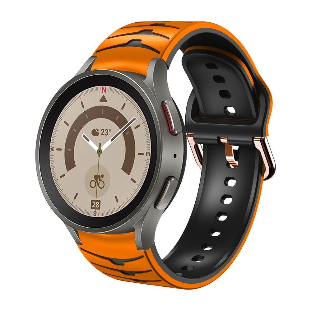 Rigtigt hårdfør Universal Samsung Silikone Rem - Orange#serie_4