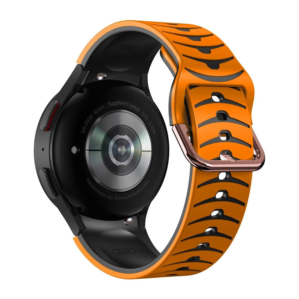 Rigtigt hårdfør Universal Samsung Silikone Rem - Orange#serie_4
