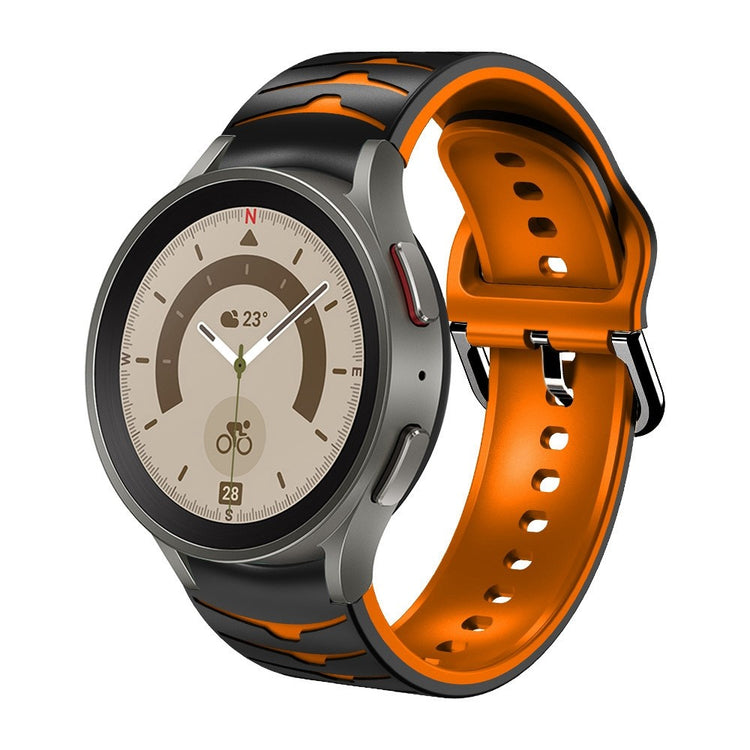 Rigtigt hårdfør Universal Samsung Silikone Rem - Orange#serie_6