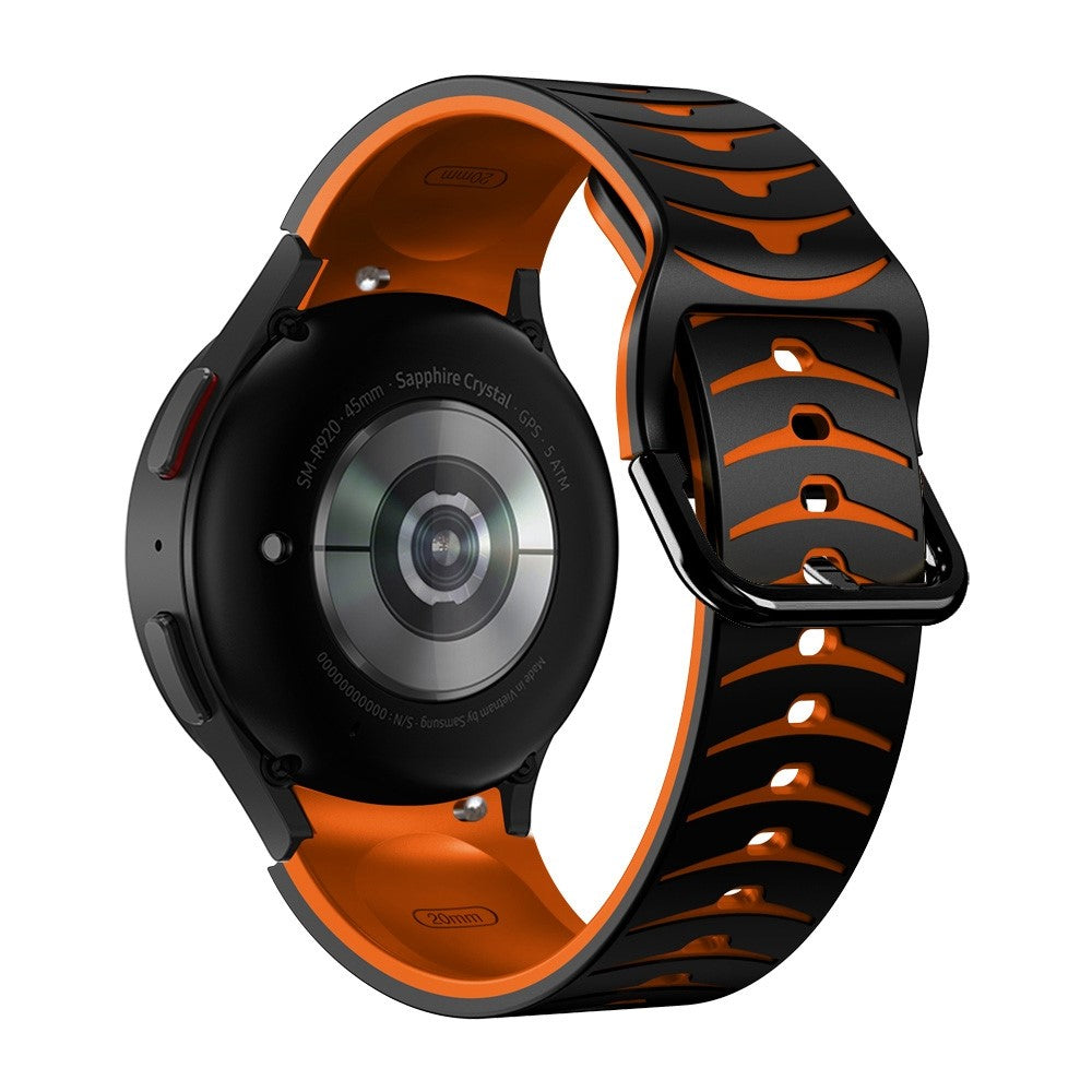 Rigtigt hårdfør Universal Samsung Silikone Rem - Orange#serie_6