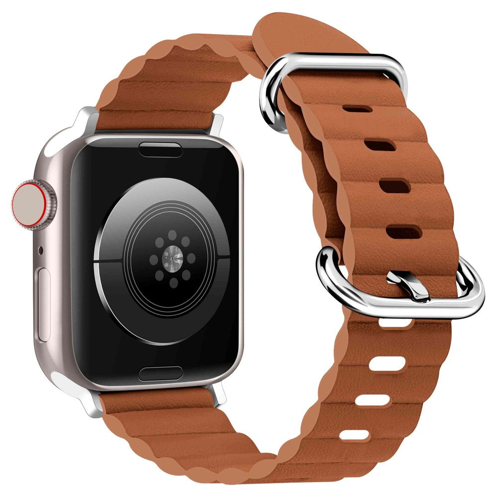 Vildt cool Universal Apple Ægte læder Rem - Brun#serie_1