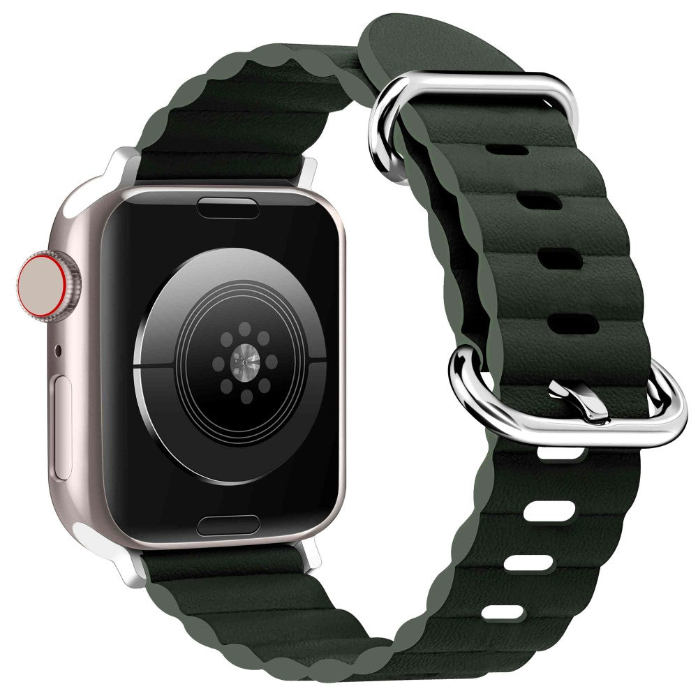 Vildt cool Universal Apple Ægte læder Rem - Grøn#serie_3