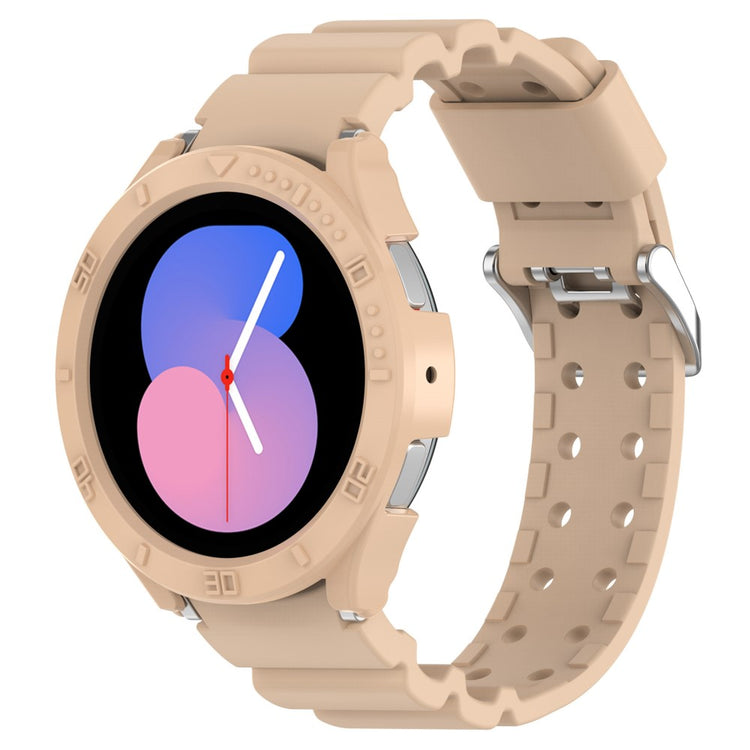  Samsung Galaxy Watch 5 (44mm) / Samsung Galaxy Watch 4 (44mm) Silikone Rem - Pink#serie_3