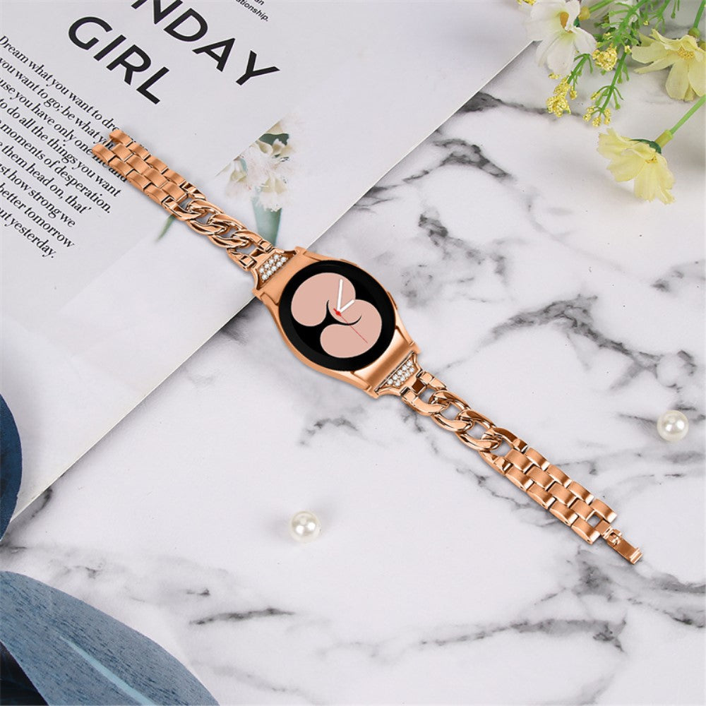 Super elegant Universal Samsung Metal og Rhinsten Rem - Pink#serie_3