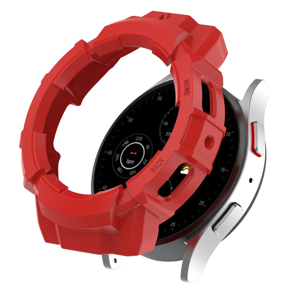 Samsung Galaxy Watch 4 (44mm) / Samsung Galaxy Watch 5 (44mm)  Plastik Bumper  - Rød#serie_5
