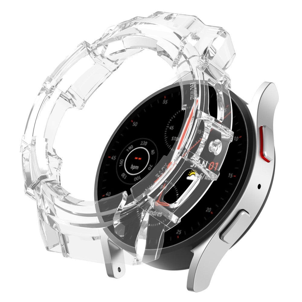 Samsung Galaxy Watch 4 (44mm) / Samsung Galaxy Watch 5 (44mm)  Plastik Bumper  - Gennemsigtig#serie_7