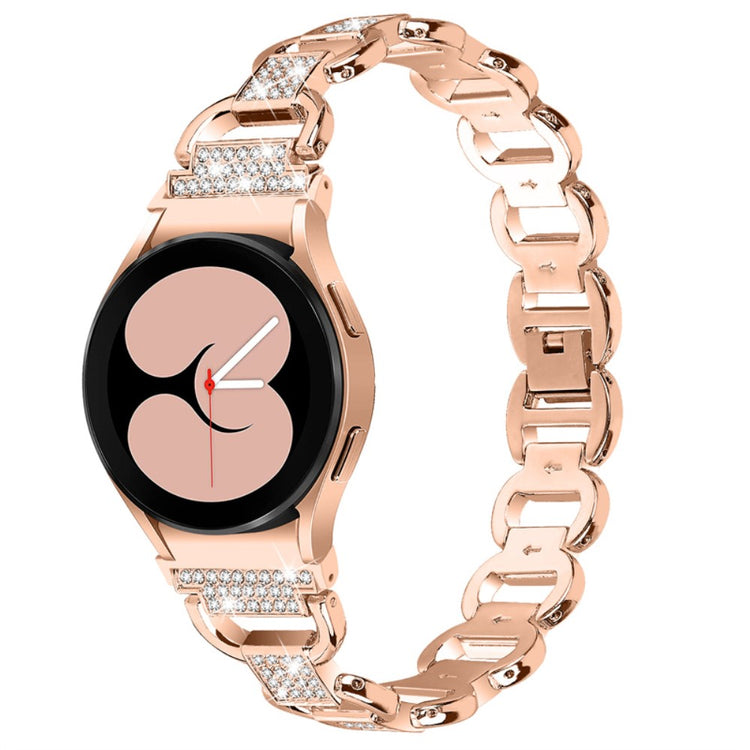 Kønt Universal Samsung Metal og Rhinsten Rem - Pink#serie_3