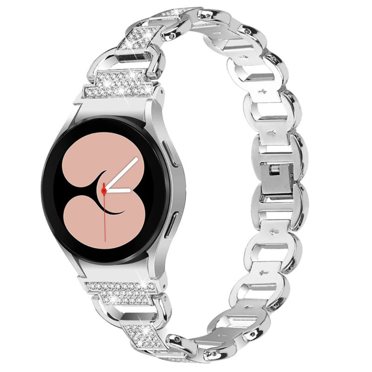 Kønt Universal Samsung Metal og Rhinsten Rem - Sølv#serie_4